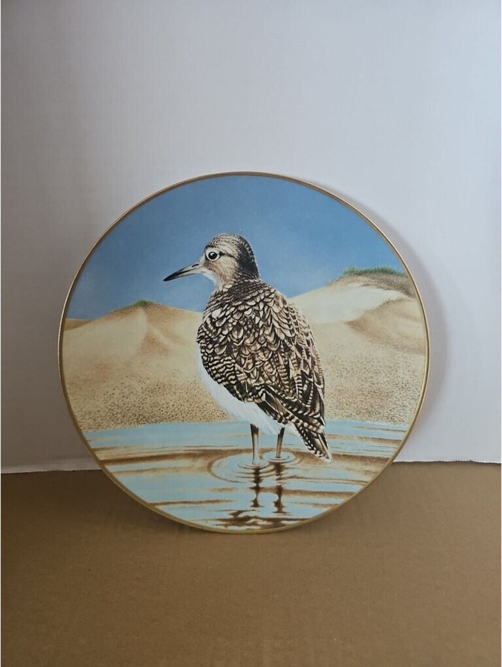 The 12 Waterbird Plates - Sandpiper by Danbury Mint